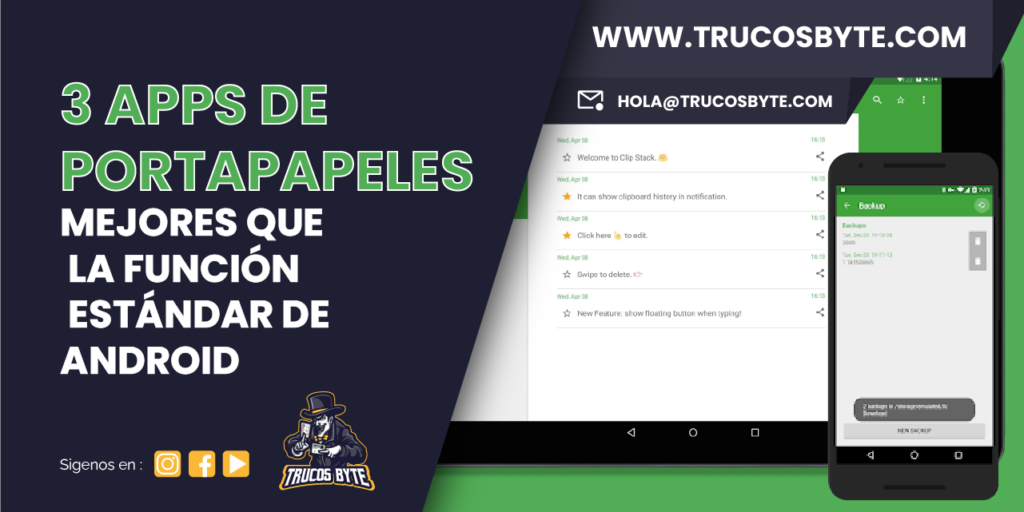 3 Apps de portapapeles mejores que la función estándar de Android