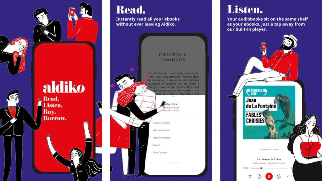 Aldiko App Apps para leer libros electrónicos en Android
