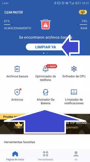 App para limpiar tu Android